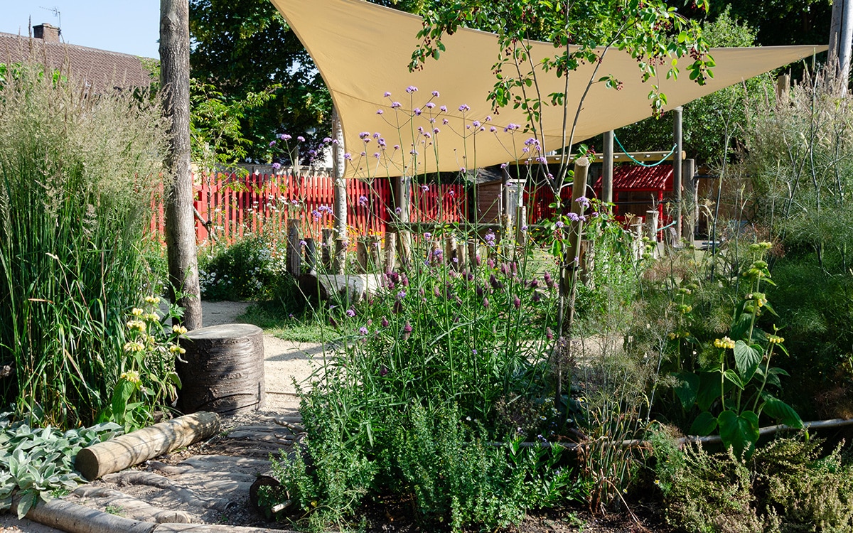 EYFS Garden St Francis School by Laura Burt