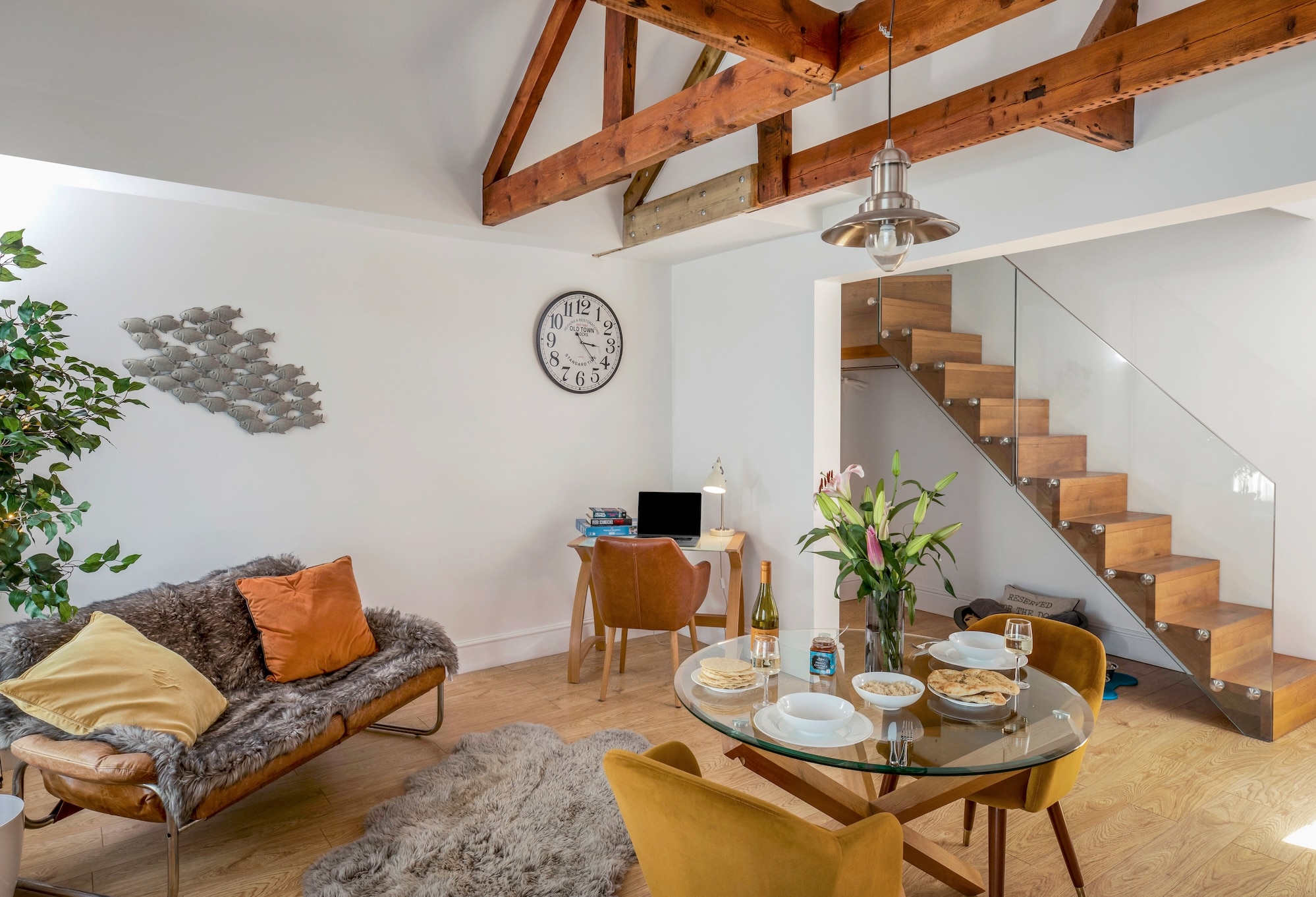 Corner House Loft, near the Lost Gardens of Heligan 