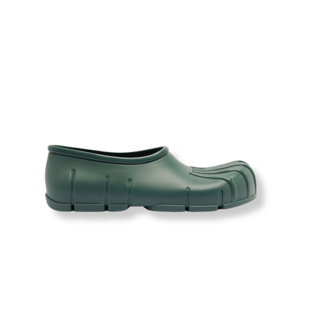 Farm Rio Forest Green Monstera Rain Shoe pictured in green for garden