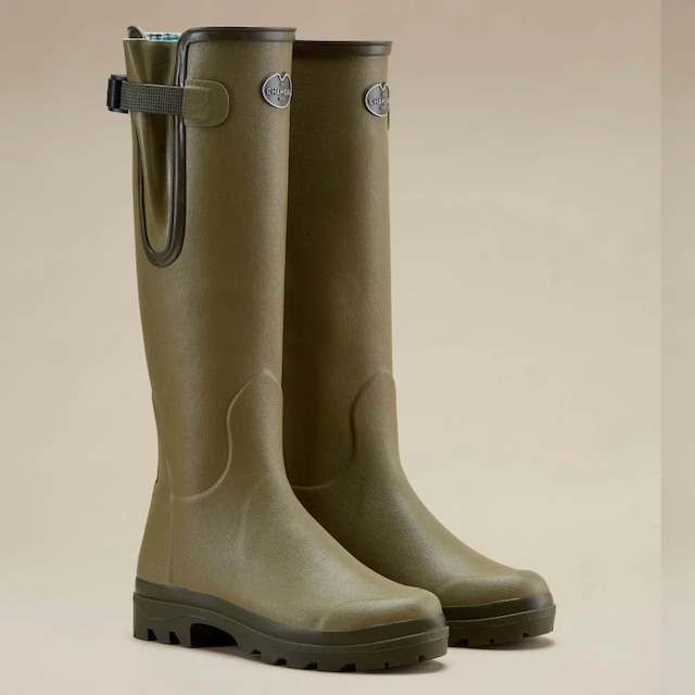 Le Chameau Women's Vierzon Jersey Lined luxury Wellington Boot