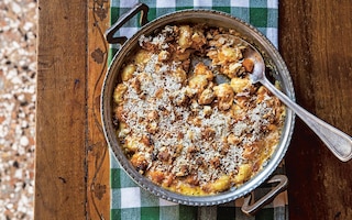 Pumpkin gnocchi gratin