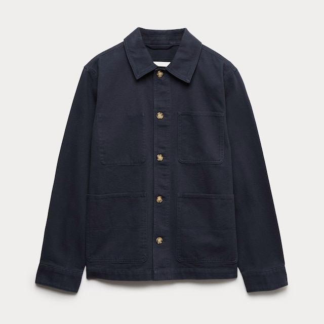 Pure Cotton Chore Jacket pictured marks and spencers