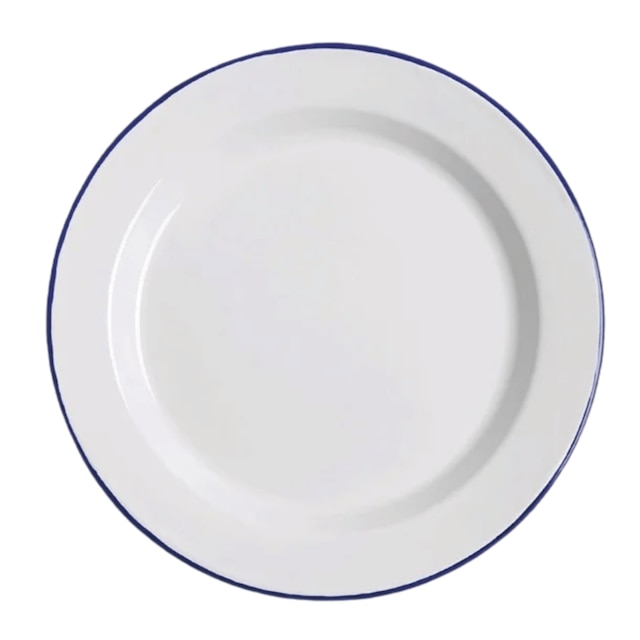 Olympia enamel dinner plates