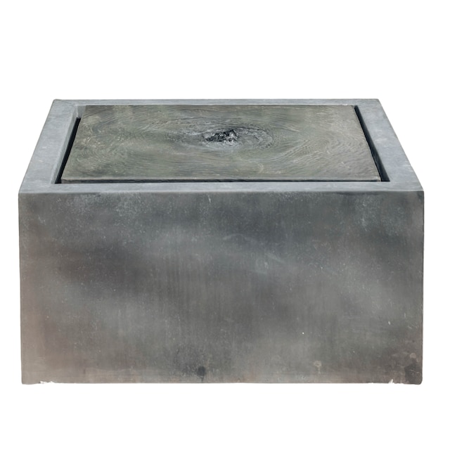 Qube zinc water feature