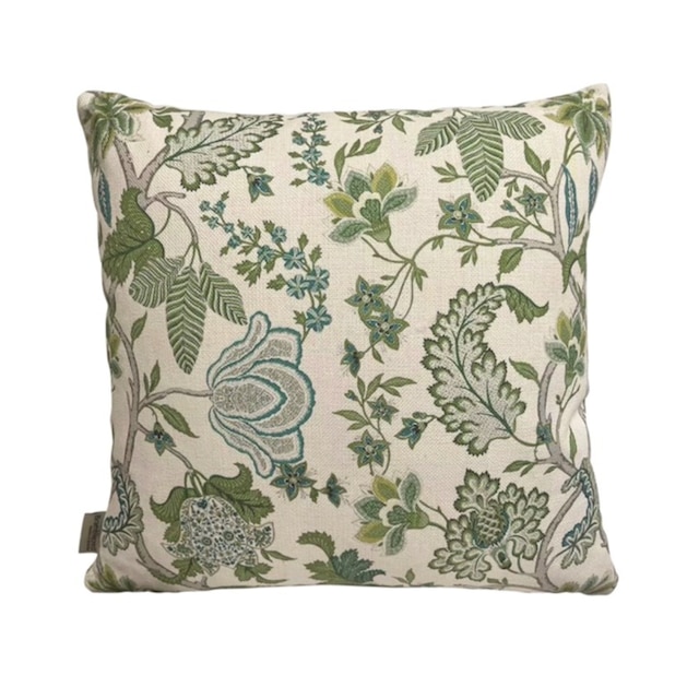 RHS sage wildflower 45cm square scatter cushion
