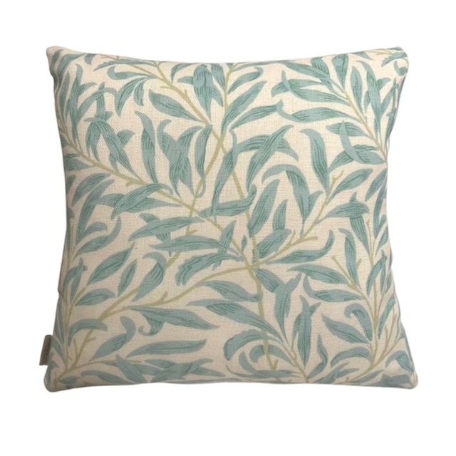 RHS powder blue bamboo 45cm square scatter cushion