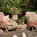 Deck chairs with Susie Watson Designs cushions 
